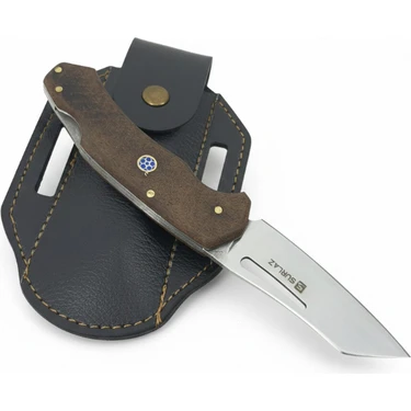 SürLaz Çakı Bıçak Deri Kılıflı Çakı Kamp Bıçağı Outdoor