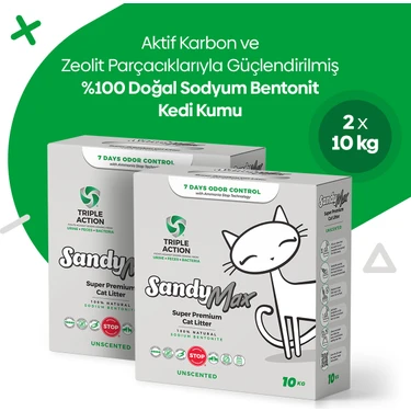 ‎Sandy Sandymax Triple Action Kedi Kumu