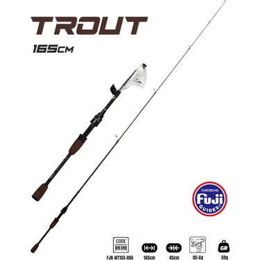 Fujin Trout 165CM 05-6gr Teleskopik Alabalık Kamışı Fiyatı