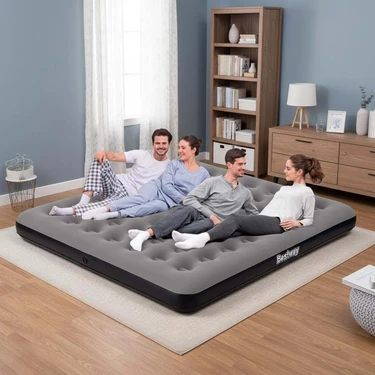 Bestway Ultra King 3 Kişilik Şişme Yatak 203X183X22CM