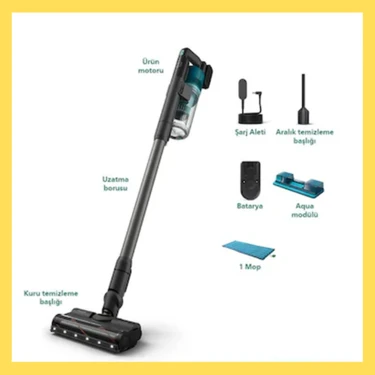 Philips XC6553/01 6000 Serisi Kablosuz Dikey Şarjlı Süpürge+ Fiyatı