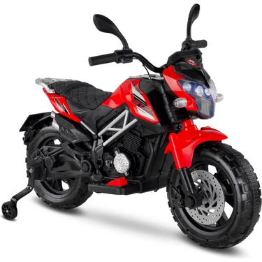 Babyhope 447 Motocross Akülü Motor Çocuk Motoru