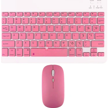 Novstrap Samsung Galaxy Tab A11 / A11 Plus ile Uyumlu Türkçe Q Bluetooth Klavye Mouse Seti