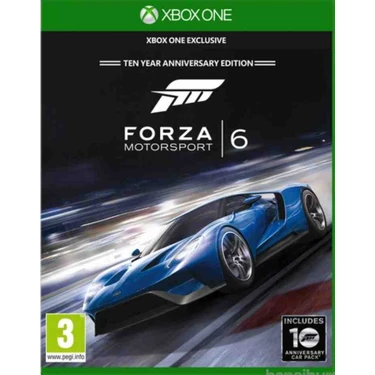 Microsoft Studios Forza 6 Ten Year Annıversary Edıtıon Xbox One