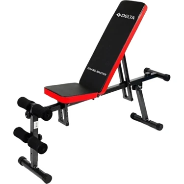 Delta Grand Master Ayarlanabilir Mekik Bench Ağırlık Sehpası Siyah Renk Dayanıklı Çelik