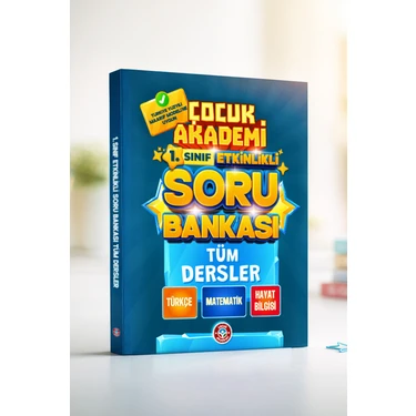 Çocuk Akademi 1.⁠ ⁠Sınıf Etkinlikli Soru Bankası Tüm