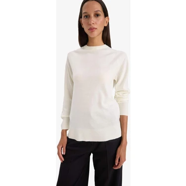 DeFacto Relax Fit Basic Triko Kazak