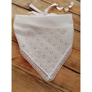 Mufin Collection Bağcıklı Dantel Fisto Bandana |  El