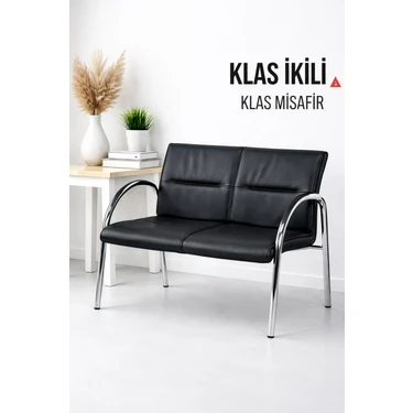 YRN Ofis Ikili Bekleme Koltuk Ofis Bekleme