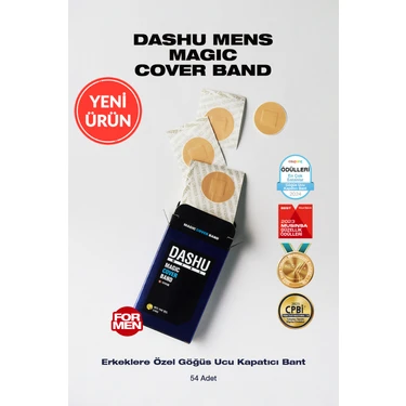 Erkeklere Özel Göğüs Ucu Kapatıcı Bant Dashu Mens Magic Cover Band