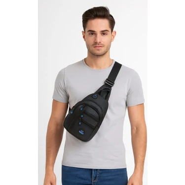 Küçük Boy Suya Dayanıklı Kulaklık USB Çıkışlı Bel Çantası Çapraz Omuz  Çapraz Askılı Göğüs