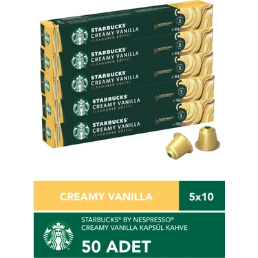 Starbucks By Nespresso Vanilla Kapsül Kahve 5 x 10