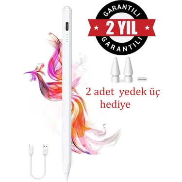 PSGT Ipad A16 Air 6/7/8/9/10/11/12. Nesil Avuç Içi Red Palm Rejection Tablet Kalemi Stylus Yazı