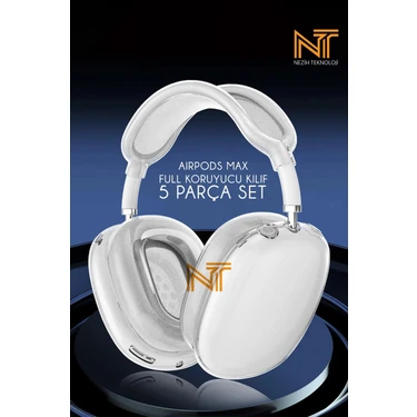 Nezih Case AirPods Max / AirPods Max 2 Uyumlu Şeffaf Silikon Fiyatı