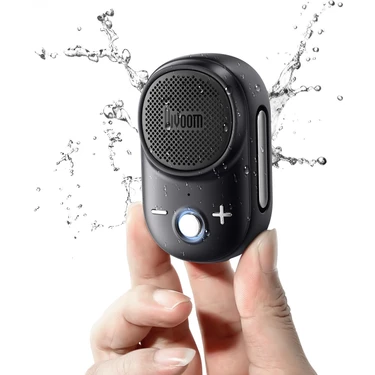 Hype Store Divoom Itour-S Mini Taşınabilir Bluetooth Hoparlör, Mikrofonlu Klipsli Taşınabilir