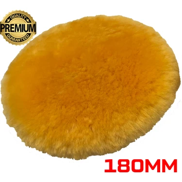 Jo Moyner Yün Polisaj Pedi/keçesi-Çizik GIDERICI-180MM-KUZU Postu Araç Pasta Cila Keçesi Anti Heat