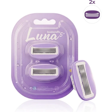 Loveincrafts Luna 5 Bikini Bölgesi 2 Yedek Tıraş Bıçağı