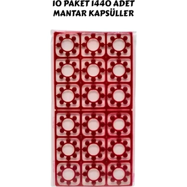 Yıldırım Oyuncak Mantar Kapsül  10 Paket 1440 Adet Kapsül -  Kovboy Nostaljik Oyuncak Silah Mermisi