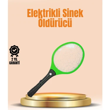 FRY Elektrikli Sinek Raketi | Yüksek Voltajlı Güvenli ve