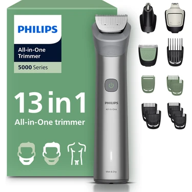 PHILIPS MG5942/15 Erkek Bakım Seti 13'ü 1 Arada Saç & Sakal & Vücut