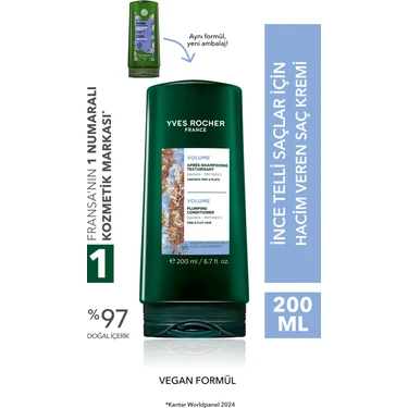Yves Rocher Hacim Veren Saç Kremi - Ince Telli Saçlar / Volume -Vegan