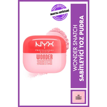 NYX Professional Makeup Wonder Snatch Sabıtleyıcı Toz Pudra - 02 - Cheeky