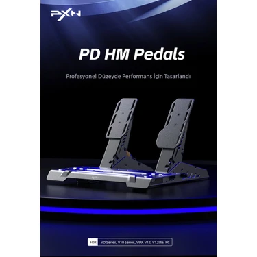 Pxn Pd Hm Hall Manyetik Sensörlü Gaz ve Fren Pedalı - Tam Metal Profesyonel Yarış