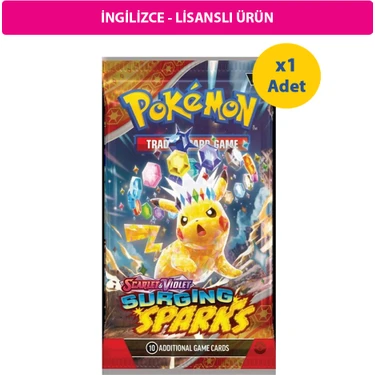 Pokemon Tcg Surging Sparks Lisanlı Boosterpack X1 Adet Fiyatı
