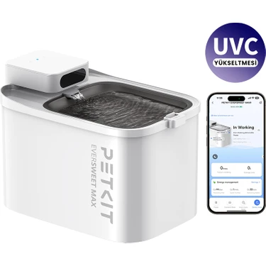 Petkit Eversweet Max (Uvc) Su Pınarı (Resmi Distribütör