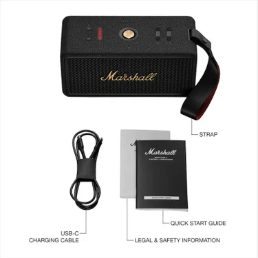 Marshall Middleton Iı Bluetooth Hoparlör, Black/brass Fiyatı