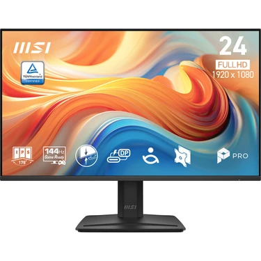 MSI Msı 23.8 Pro MP242 E14C 1920X1080 (Fhd) 16:9 Flat IPS 144HZ 1ms Freesync