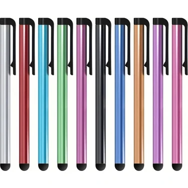 Derwell 1 Adet Kırmızı Universal Stylus Kalem Ios Android Windows Akıllı Tahta Uyumlu Dokunmatik
