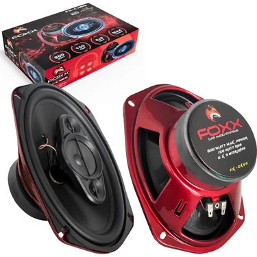 Foxx FX-CX69 Oto Hoparlör Oval 6x9 Inç 900 Watt Tweeterli Kapaklı 2