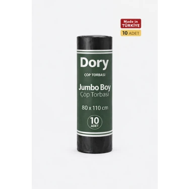 Dory Jumbo Boy Çöp Poşeti-Çöp Torbası 1 Adet  80X110  300 gr