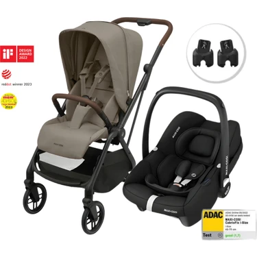 Maxi-Cosi Leona2-Cabriofix I-Size Tek Elle Katlanabilen Ultra Kompakt Çift Yönlü Seyahat Sistem