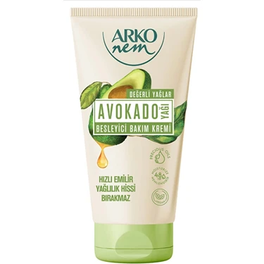 Arko Nem Değerli Yağlar Kremi Avokado 60
