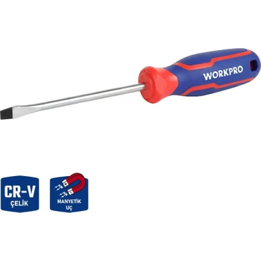 Workpro WP221013 3X75MM Cr-V Profesyonel Düz