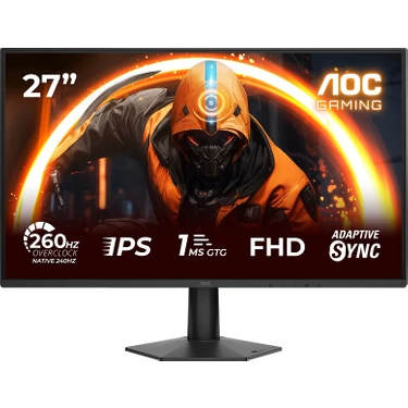 Aoc 27G50Z 27″ 260Hz(OC) 0.3ms Full Hd Freesync Fast IPS Oyuncu