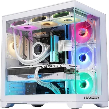 Xaser Nova X90 Ryzen 7 7800X3D 16GB Ddr5 Ram 1tb M.2 Nvme SSD 16GB RTX5060 Ti Sıvı Soğutmalı Oyuncu