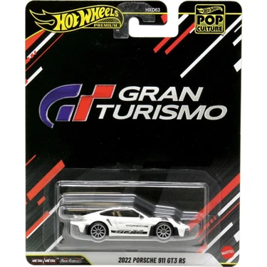 Hot Wheels Premium Gran Turismo 2022 Porsche 911 GT3 RS 1/64 Ölçek Metal Araç Beyaz