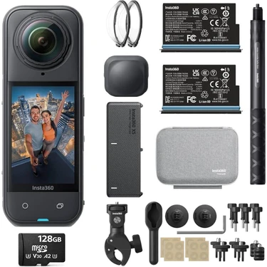 INSTA360 X5 360° Motorcycle Essentials Bundle 128GB (Türkiye Distribütörü