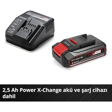 Akülü Darbeli Vidalama Te-Cd 18/44 Li-I (1x2.5 Ah) Power X- (18 V, 44 Nm, Darbeli Delme, 13 mm