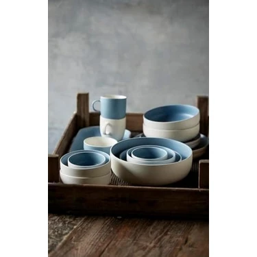 Studio Round Salata Kasesi Dia 25 cm Mat Beyaz/mat