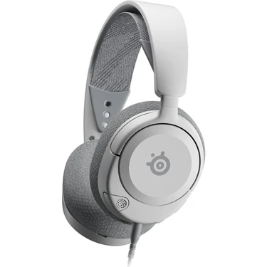 Steelseries Arctis Nova 1 Beyaz Kablolu Mikrofonlu Kulak Üstü Oyuncu Kulaklığı -