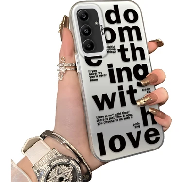 Ucuc Samsung Galaxy A25 Uyumlu Silikon Kenar Sert Arka Anti Düşme Kılıfı Moda