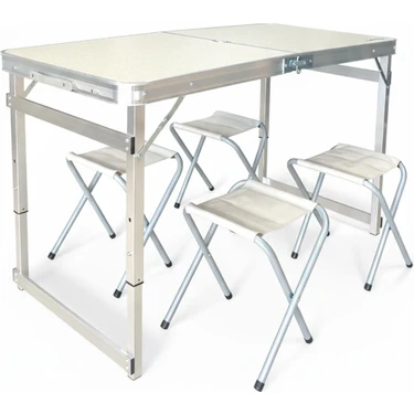 Madfox Campset Shadeport Tabureli Katlanır Masası
