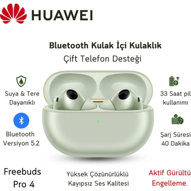 Huawei Freebuds Pro 4 Anc Tws Yeşil Kulak Içi Bluetooth