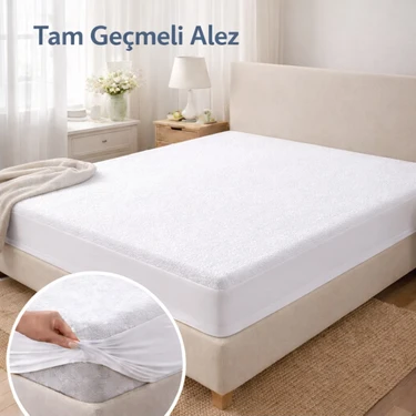 Ezgi Lastikli Çarşaf Tipi Fitted Alez 90 x 200 – Sıvı Geçirmez Yatak