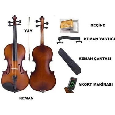 Allians Keman 4/4 Ölçü Tam Set, Profesyonel ve Kaliteli Müzik