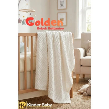 Kinder Baby Golden Bebek Battaniyesi 90*110